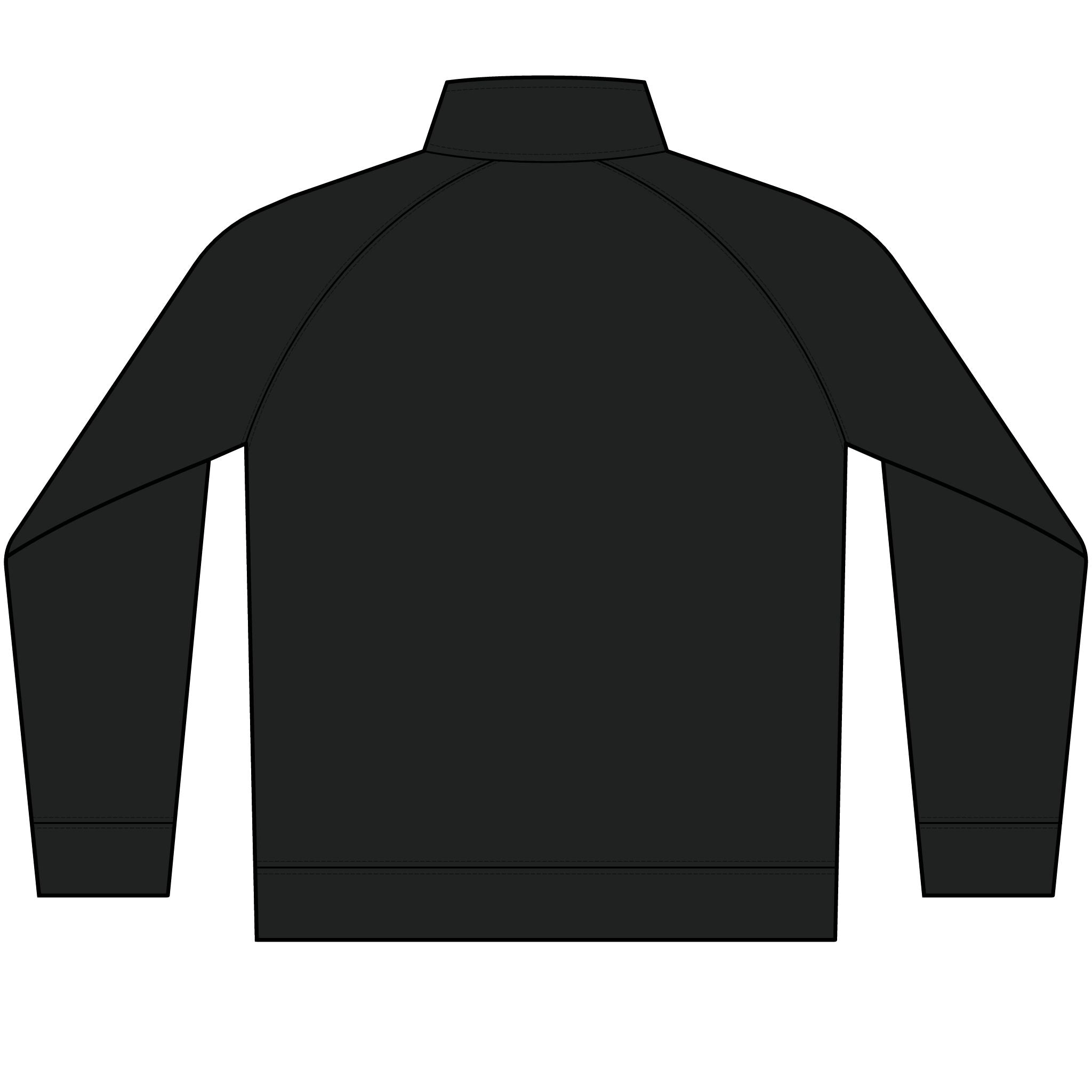 Track Jacket — Minimal 'OVERTHINK' Full-Zip Lightweight Sports Jacket