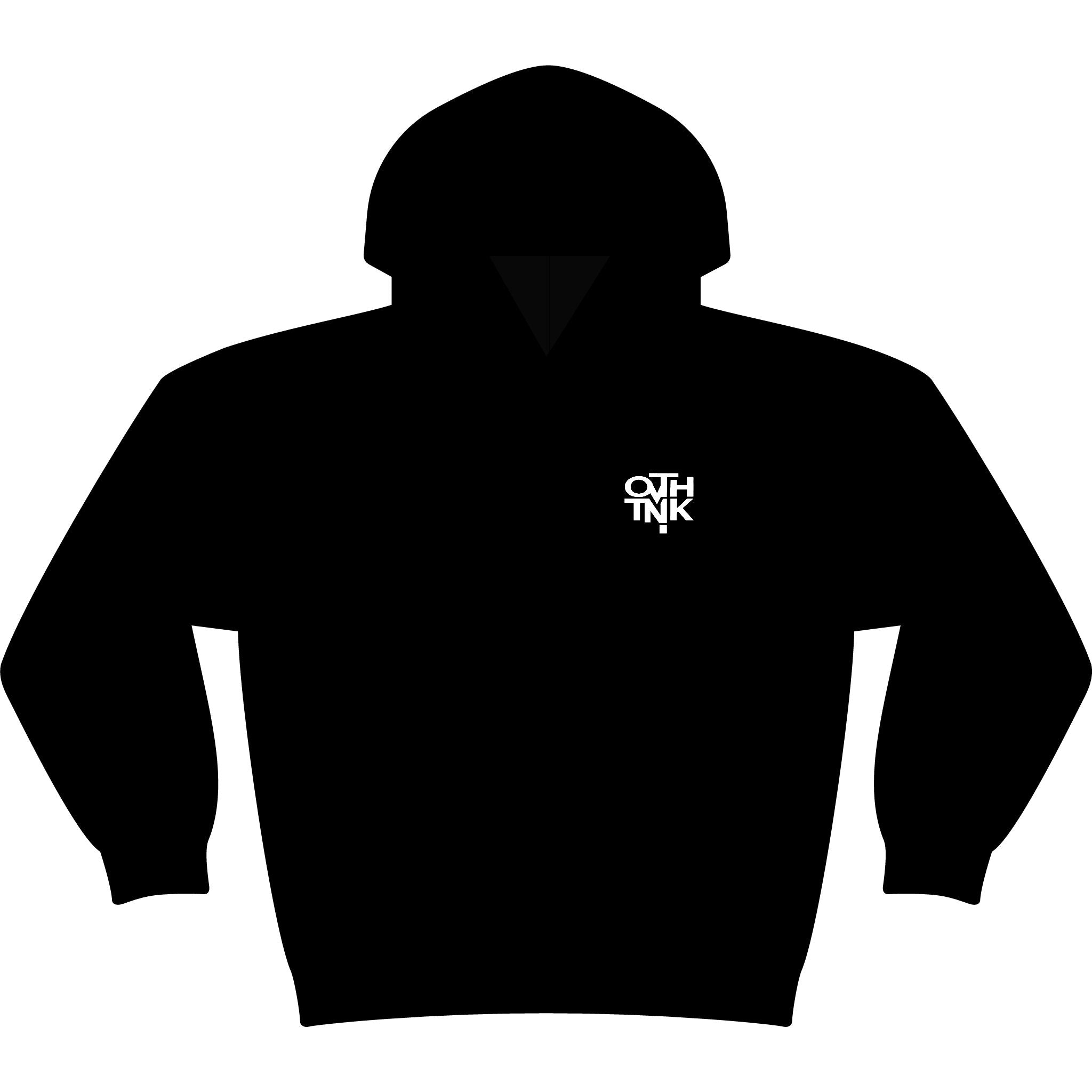 OVERTHINK Water Repel Fleece Hooded Pullover — Minimalist Desing