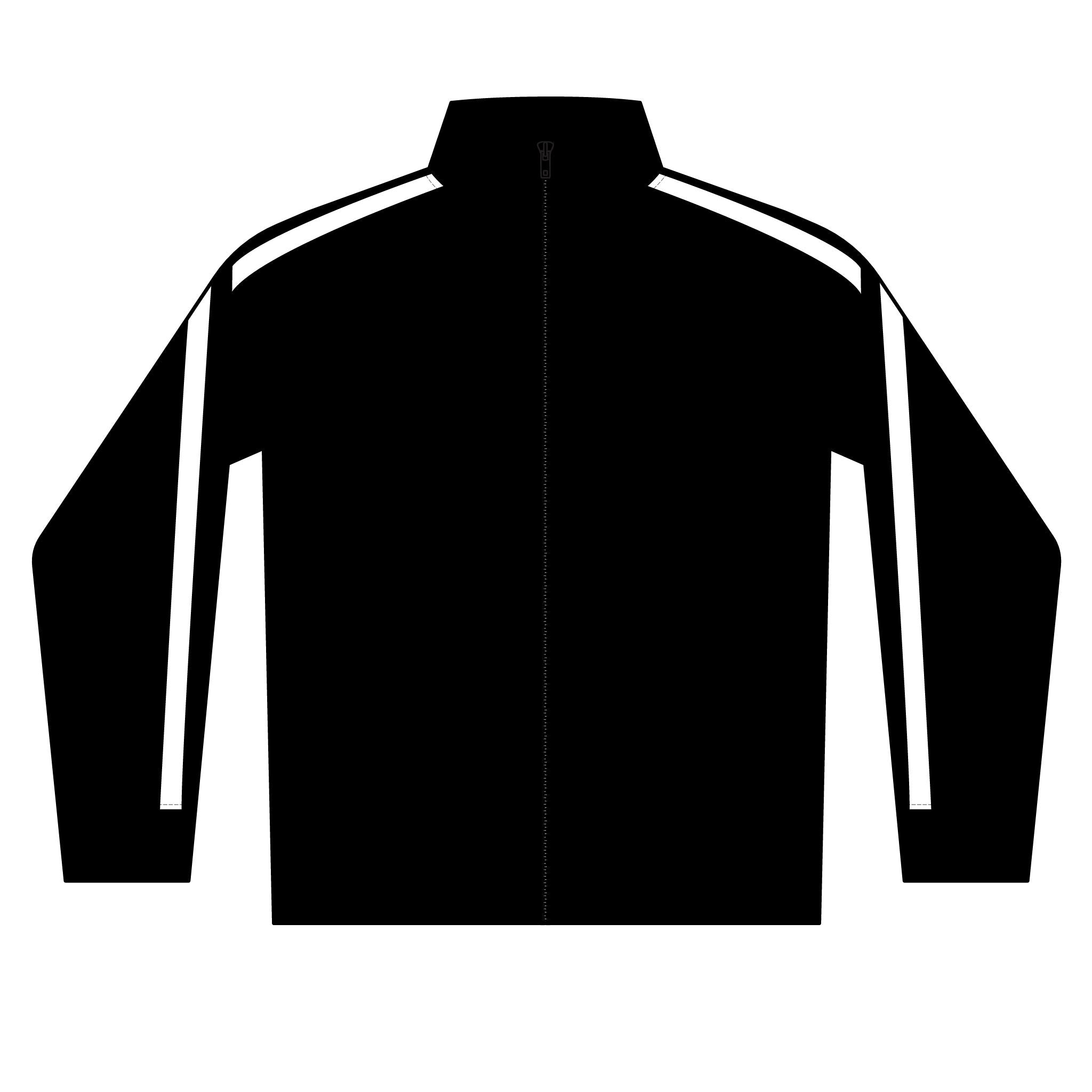 Track Jacket — Minimal 'OVERTHINK' Full-Zip Lightweight Sports Jacket