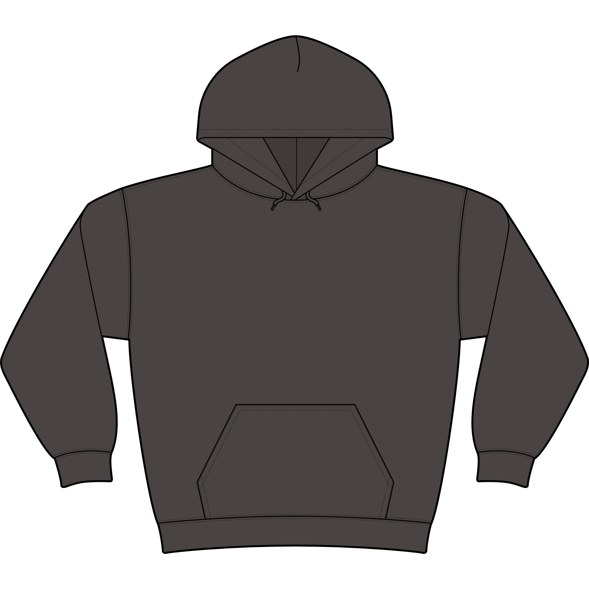 OVERTHINK Water Repel Fleece Hooded Pullover — Minimalist Desing