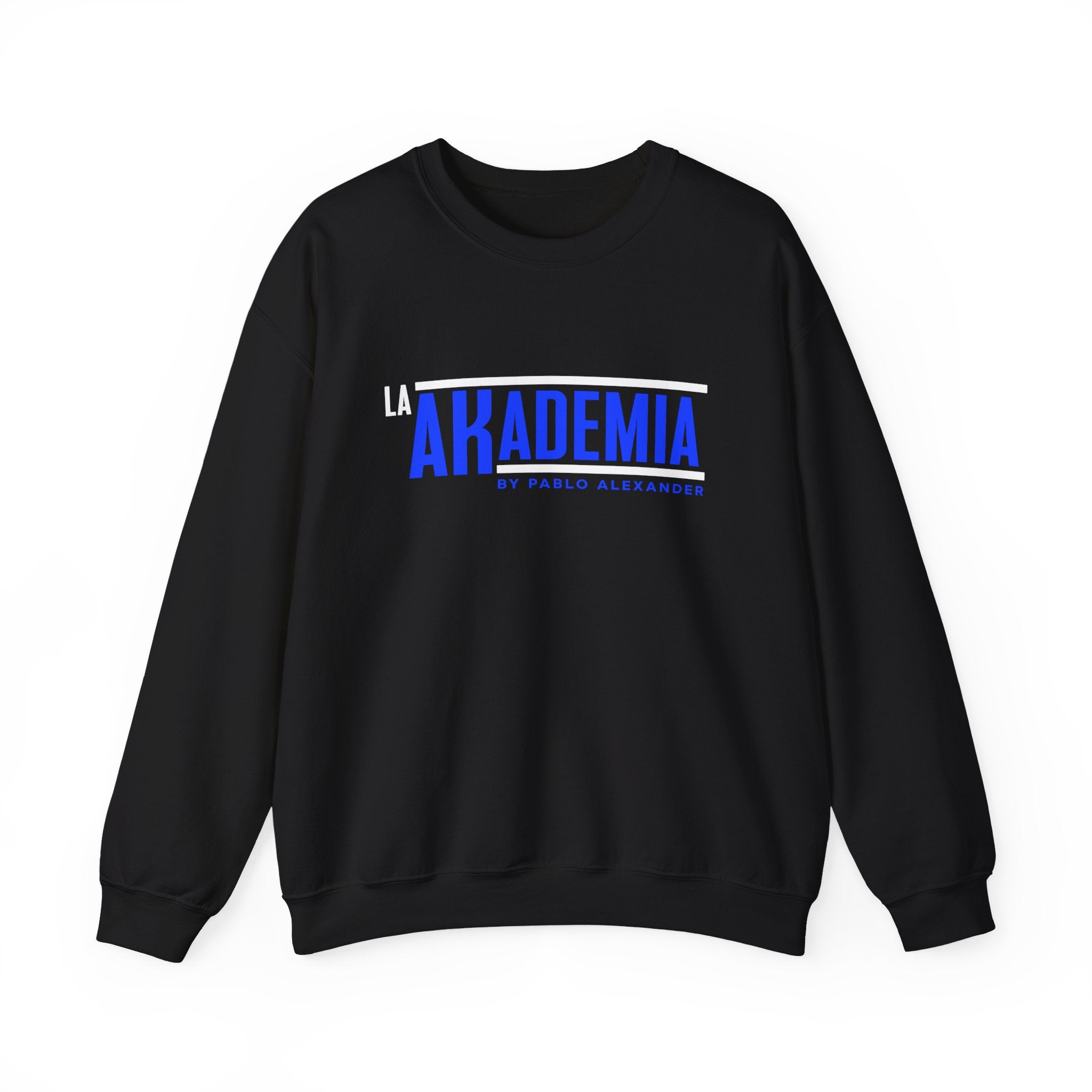 La Akademia Crewneck Sweatshirt – Bold Blue Logo Pullover