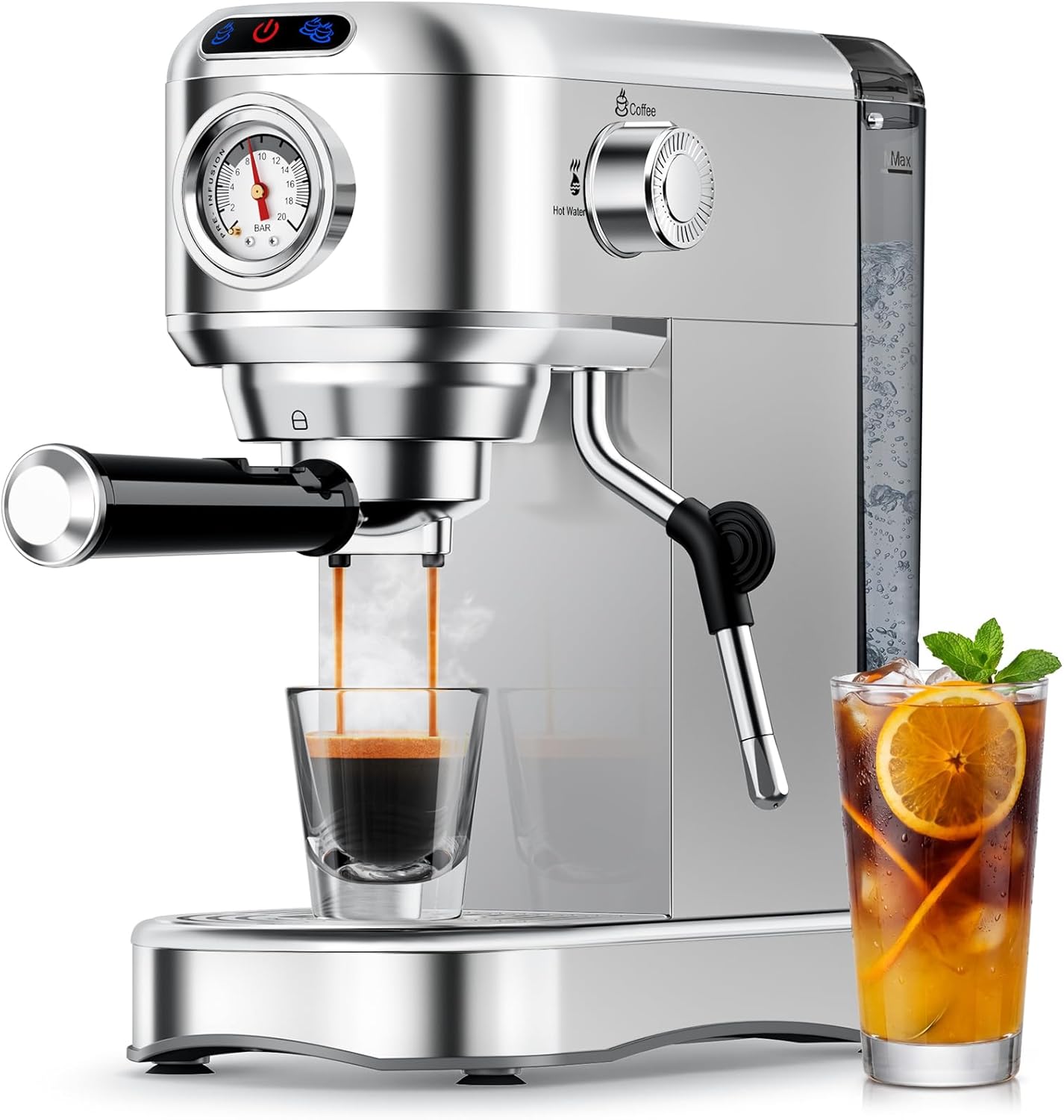 Espresso Machine with Milk Frother