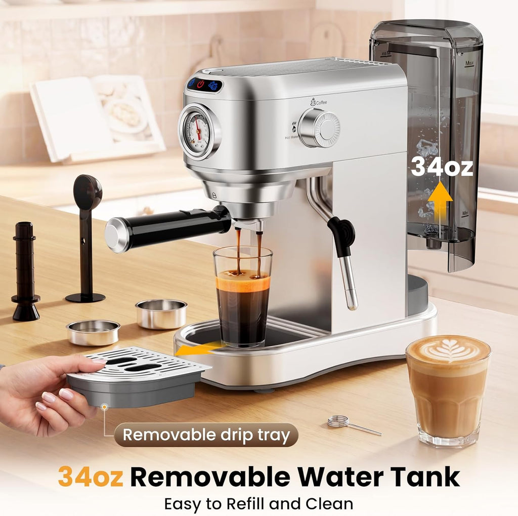 Espresso Machine with Milk Frother