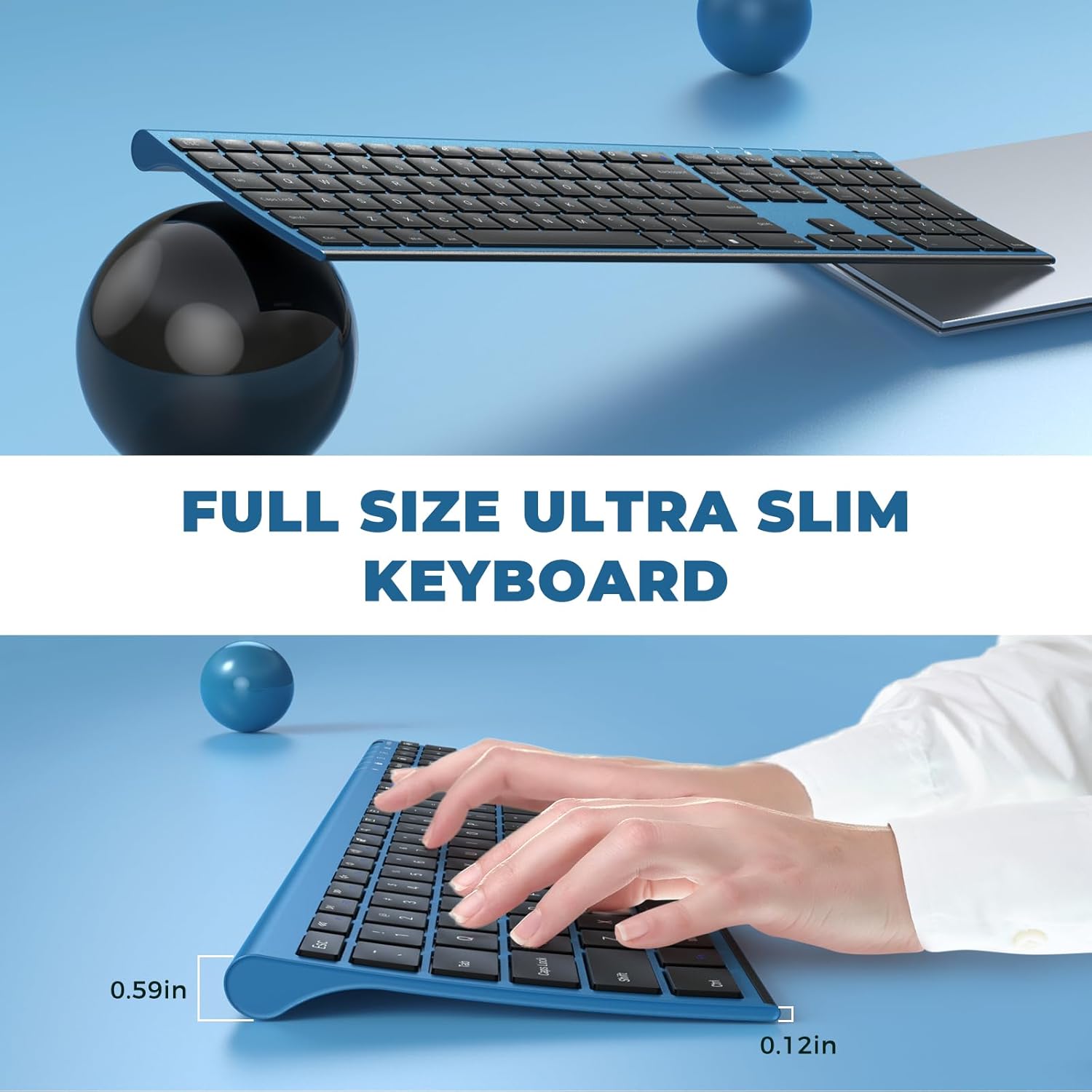 Wireless Keyboard and Mouse Combo