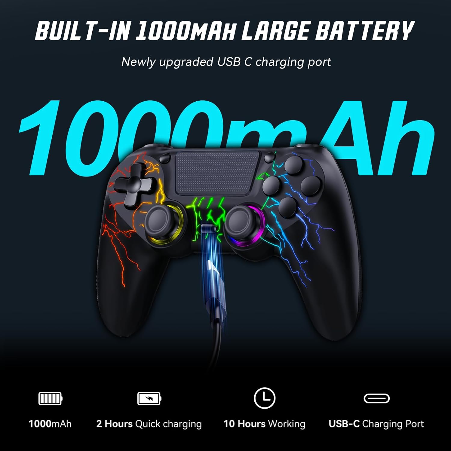Wireless RGB Gaming Controller