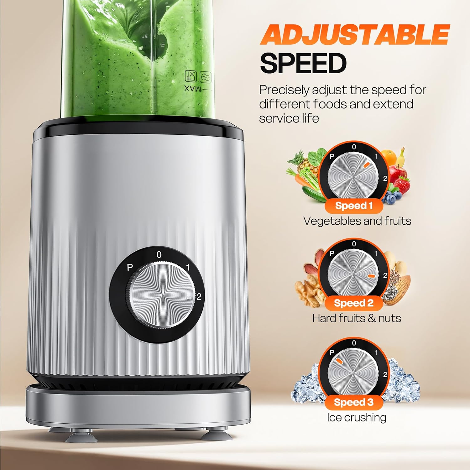 Personal Blender Smoothie Maker 600W