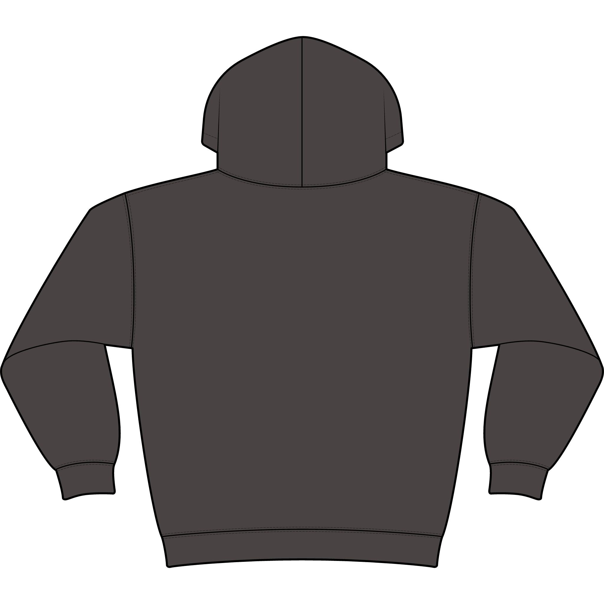 OVERTHINK Water Repel Fleece Hooded Pullover — Minimalist Desing