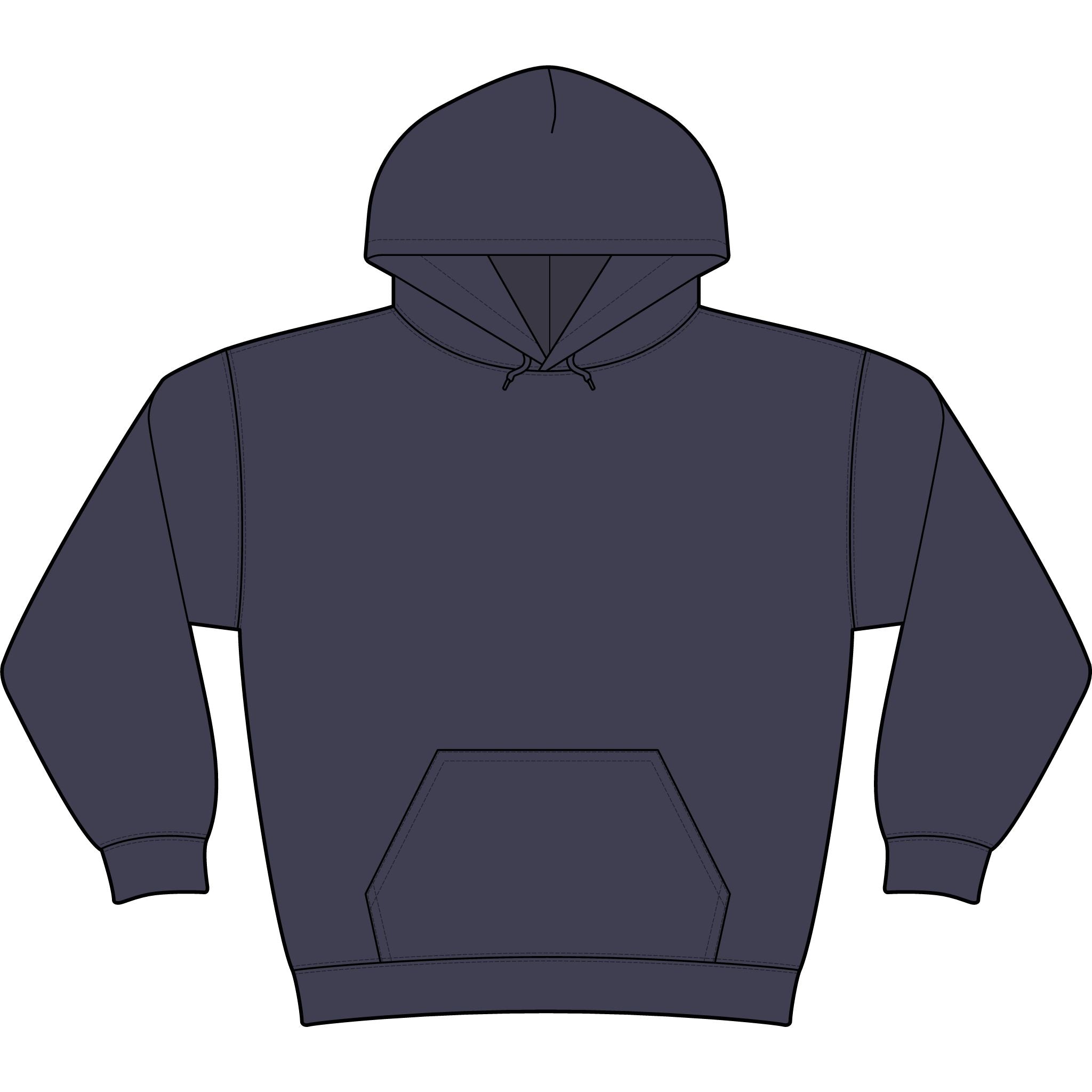 OVERTHINK Water Repel Fleece Hooded Pullover — Minimalist Desing